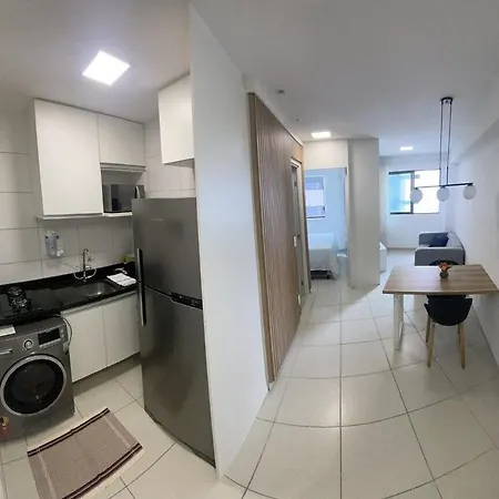 Sm 504 - Excelente Flat Funcional Padrao Beach Class Recife Exterior foto