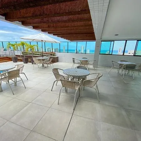 Sm 504 - Excelente Flat Funcional Padrao Beach Class Recife Exterior foto