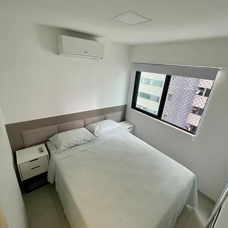 Sm 504 - Excelente Flat Funcional Padrao Beach Class Recife Exterior foto